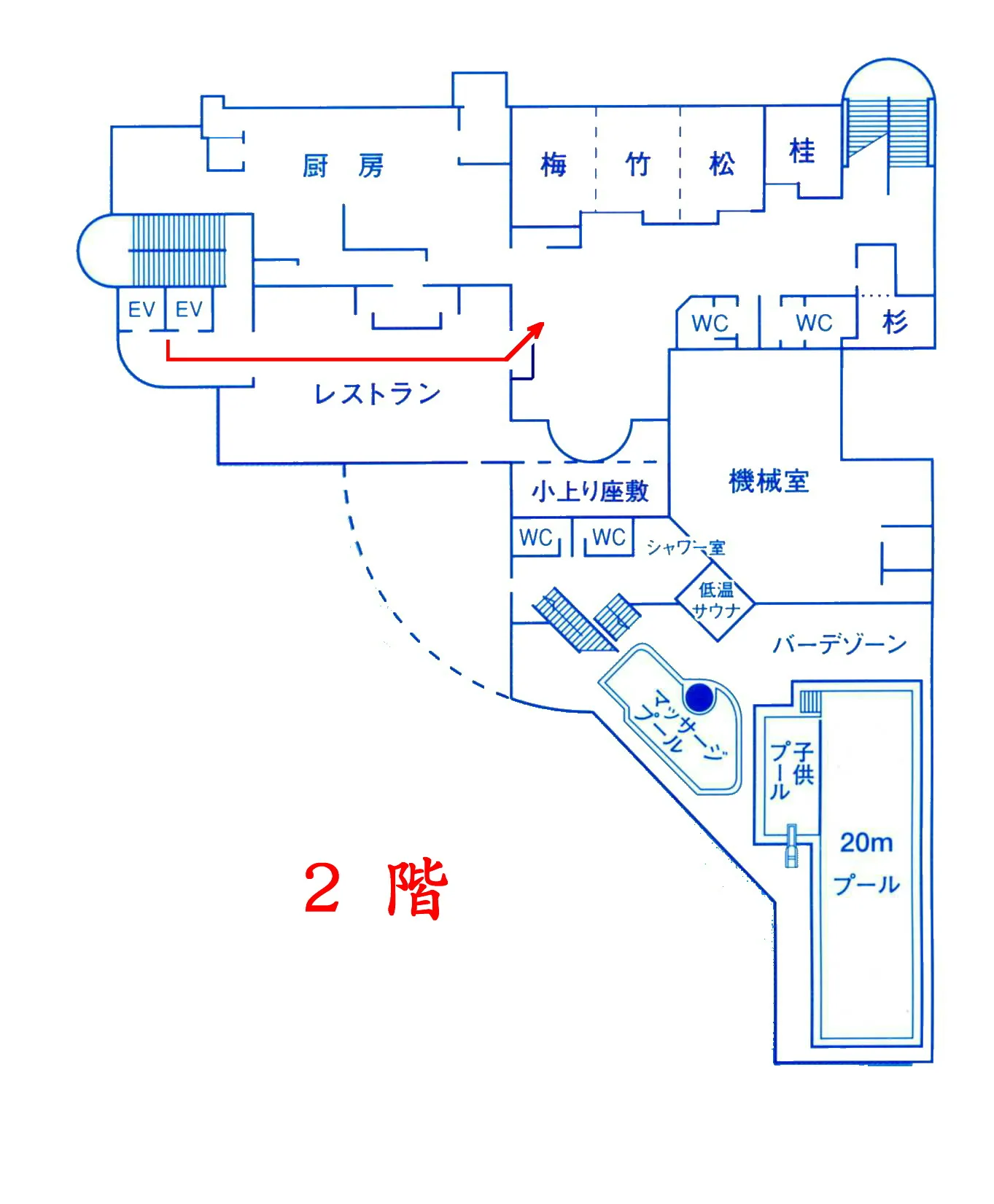 2階フロアマップ