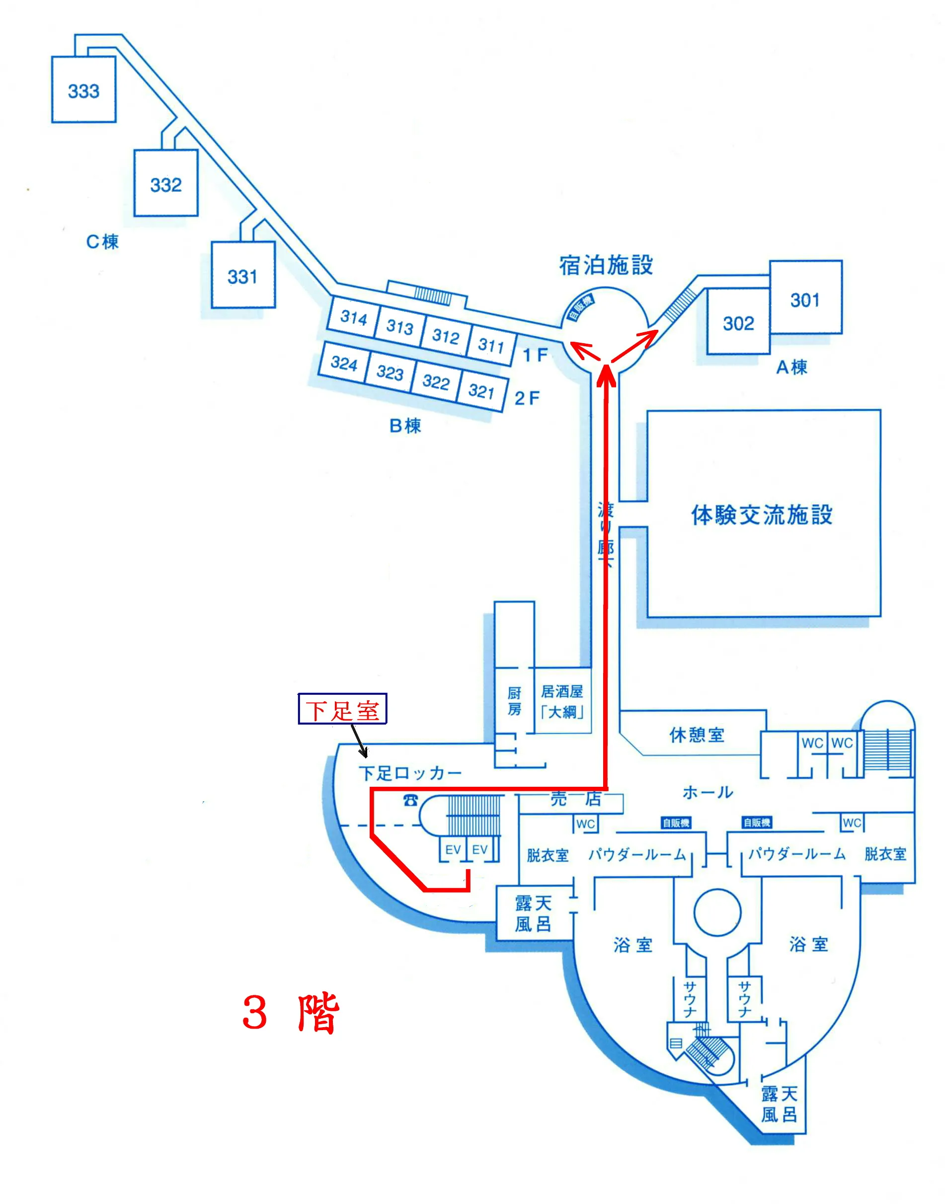 3階フロアマップ